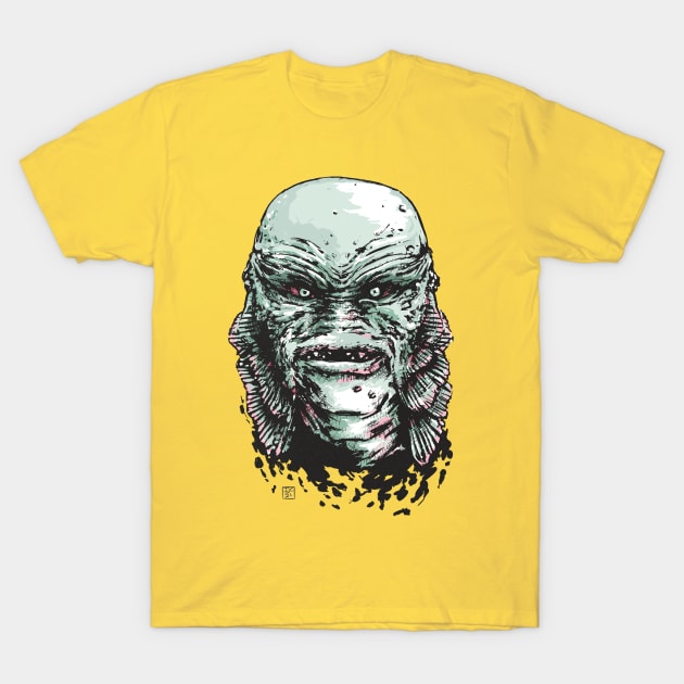 Creature from the depths T-Shirt by ianjcornwell